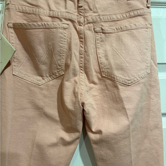 MOTHER NWT Denim- Insider Hoover Peach Parfait Jean - Picture 5 of 5
